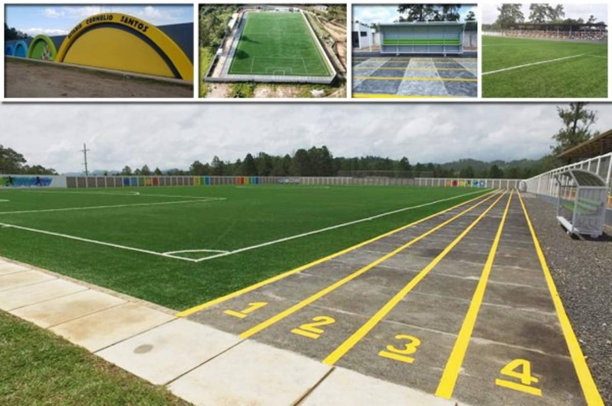 ¡Bonito y moderno! Así es el estadio que se inauguró en Campamento, Olancho