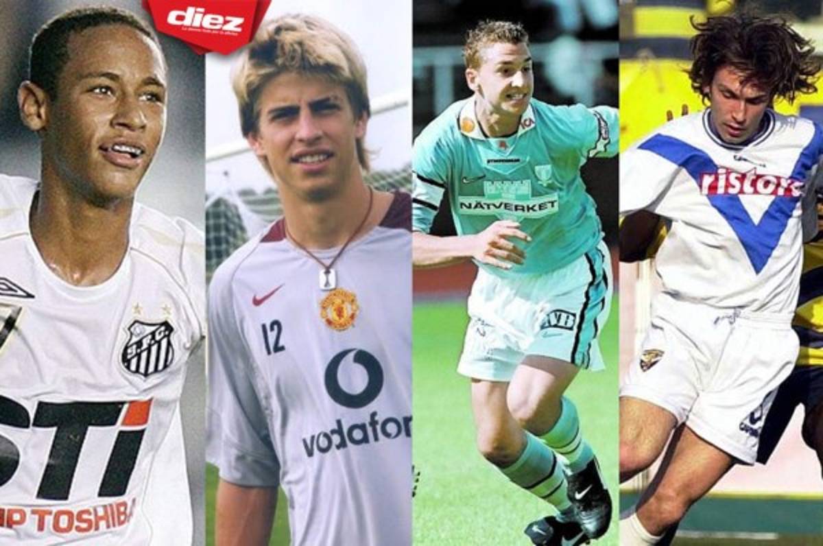 ¡Cuánto cambio! Los grandes jugadores cuando nadie los conocía