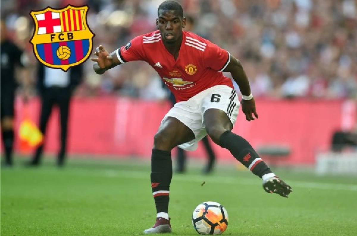 Pogba quiere dejar Manchester United e ir al Barcelona, según prensa británica