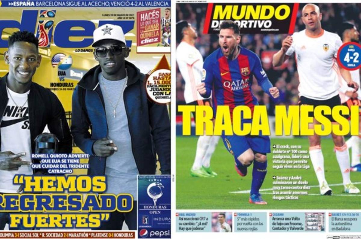 Así amanecieron hoy las portadas en el mundo del fútbol