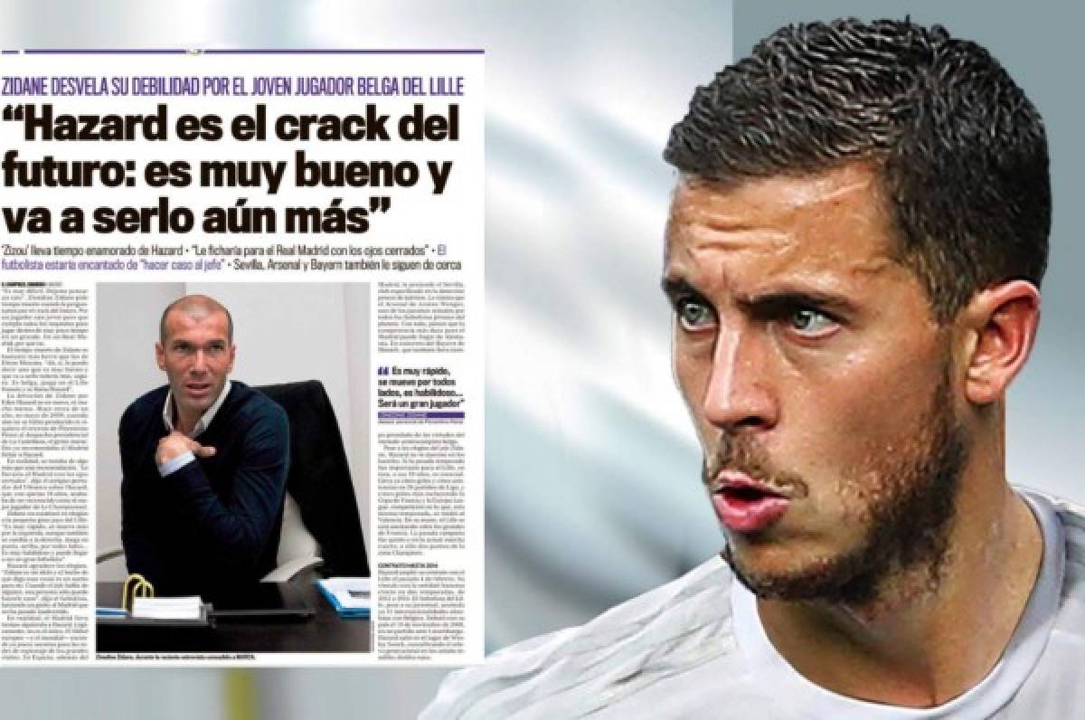 El día que Zidane avisó que Hazard sería el crack del futuro