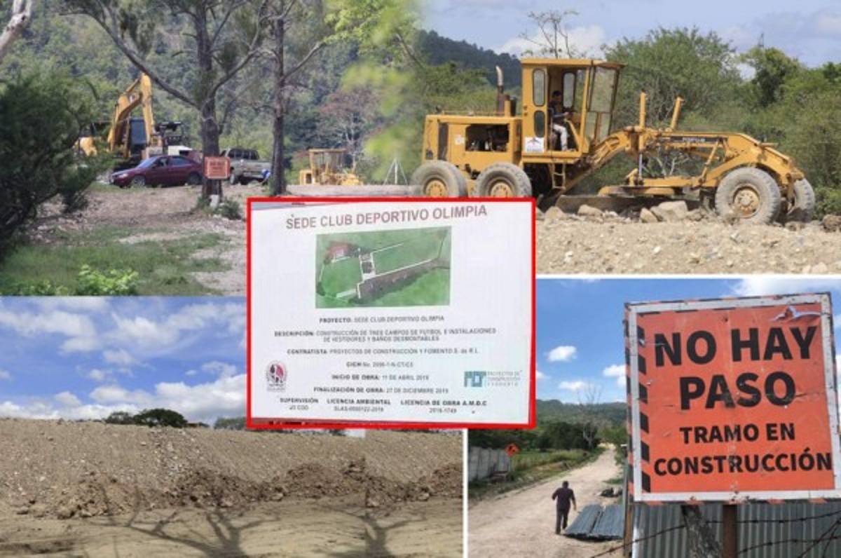 FOTOS: Así es la nueva sede que construye el Olimpia en Tegucigalpa