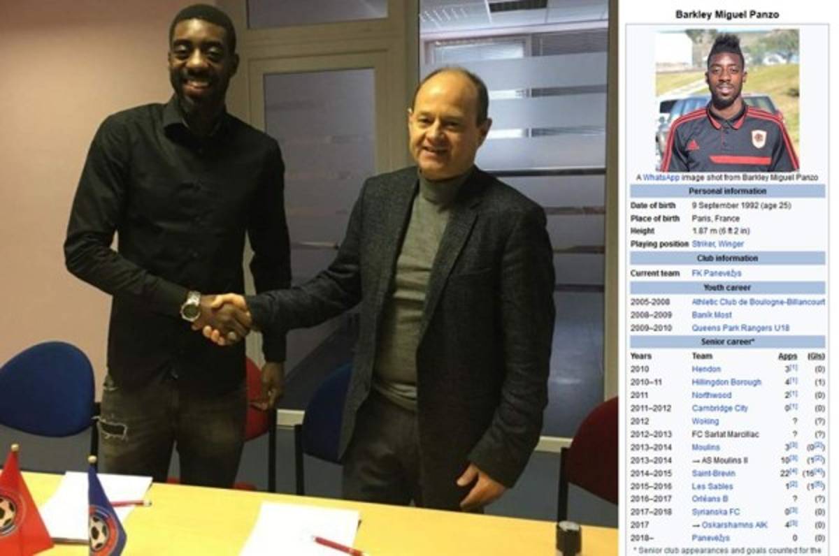 ¡Increíble! Lo fichan por información falsa que había en su perfil de Wikipedia