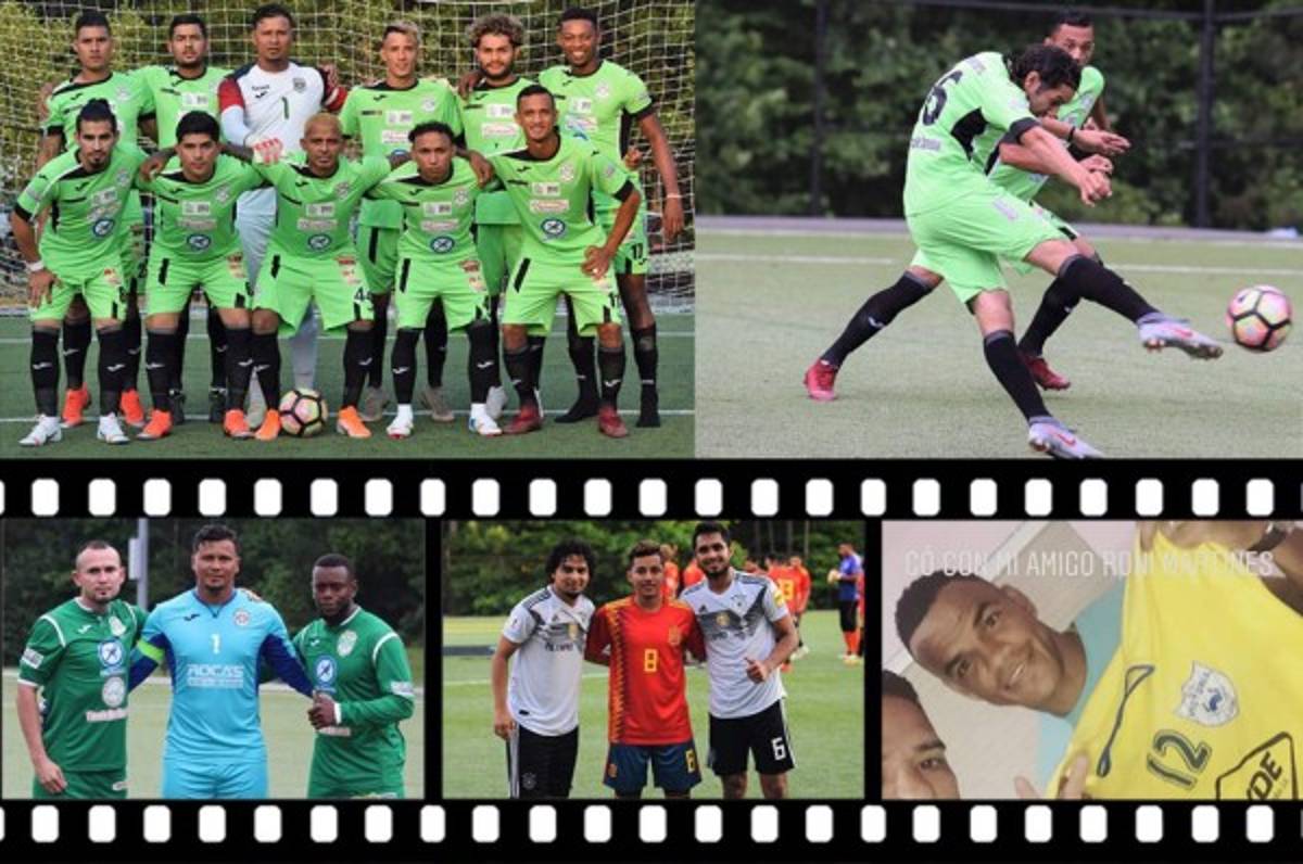 Futbolistas hondureños aprovechan vacaciones jugando en Estados Unidos