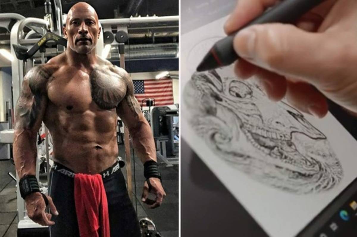 Dwayne Johnson por fin acaba su tatuaje: así es la brutal obra que tardó cuatro años en realizarse