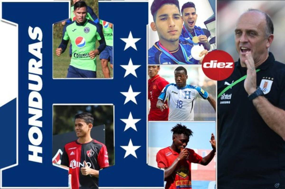 La Selección de Honduras Sub-23 que también manejará Fabián Coito