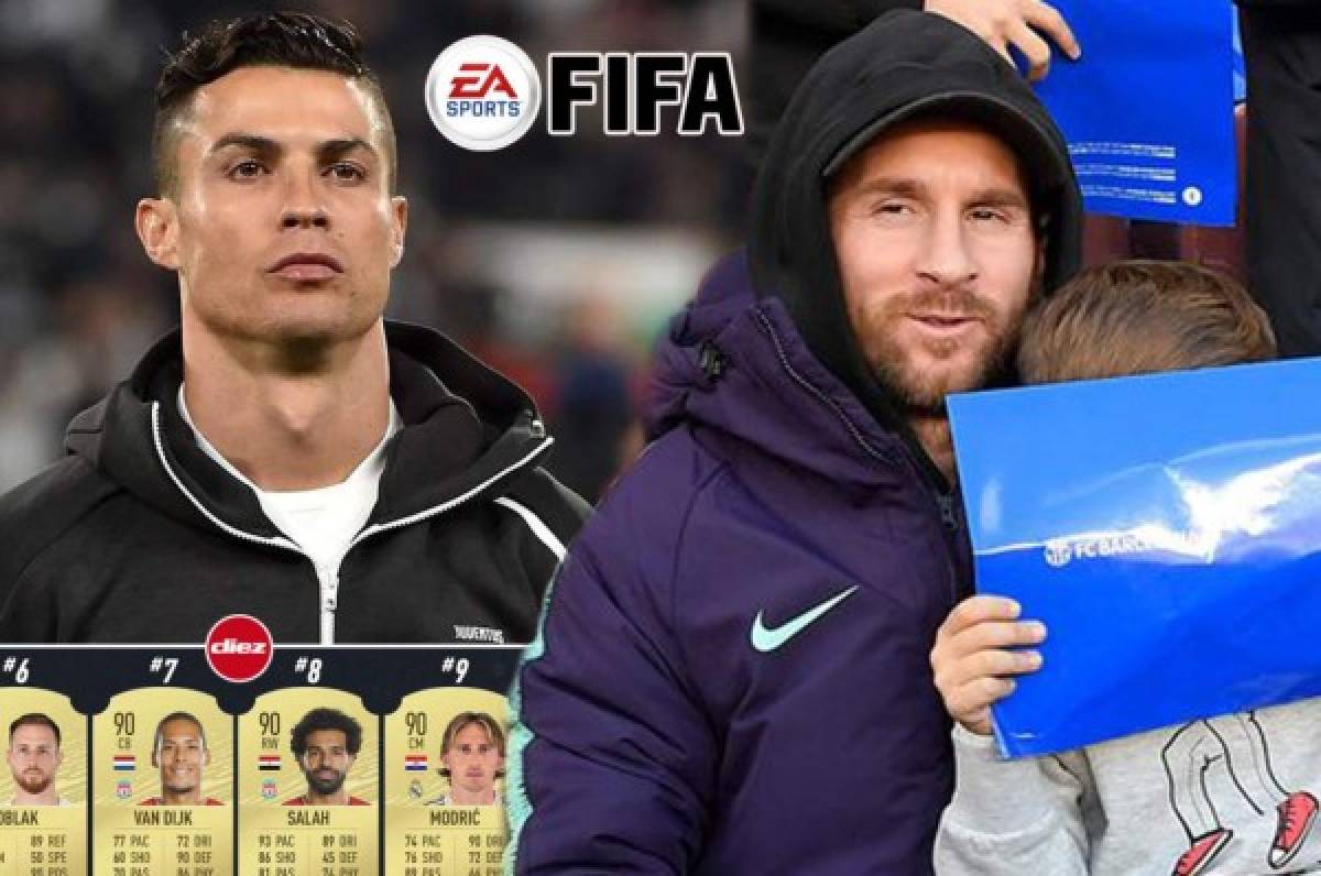 Messi desbanca a Cristiano Ronaldo y estos son los mejores 15 futbolistas del FIFA 20