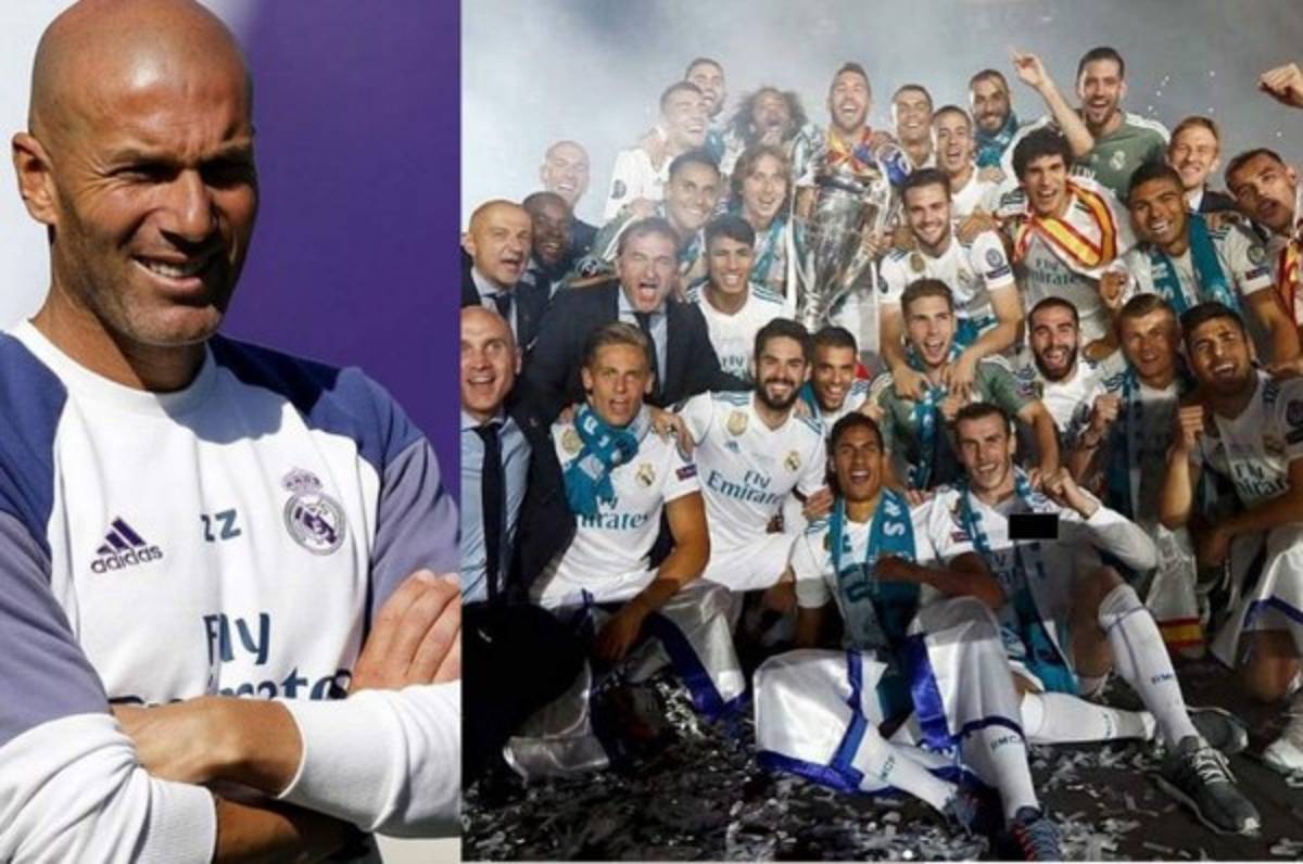 Zidane se despide de la afición del Real Madrid en redes sociales