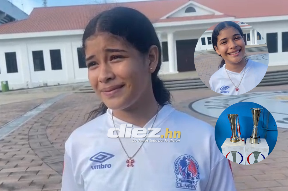 Miselis Lagos, la aficionada de Motagua que se puso la camisa de Olimpia por cumplirle una promesa a su padre