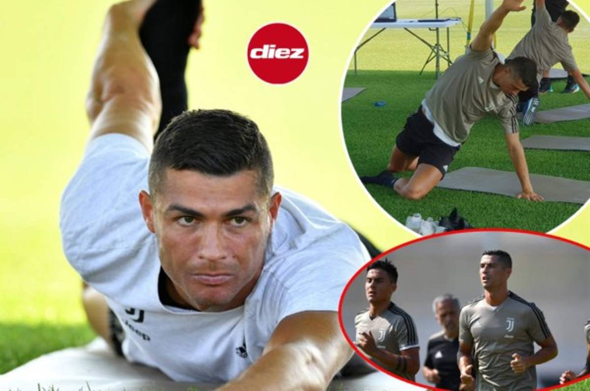En fotos: El primer entrenamiento de Cristiano Ronaldo con la Juventus