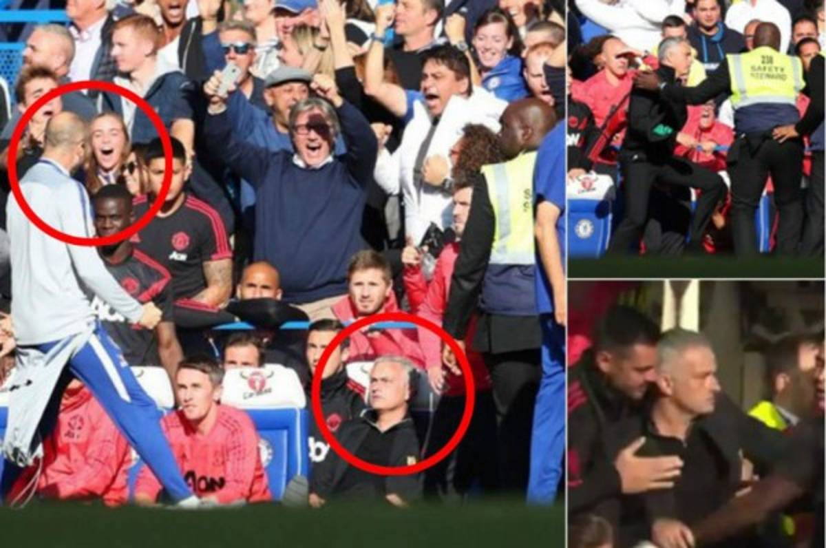 ¡Se calentó! Las imágenes de la pelea de Mourinho con el asistente del Chelsea