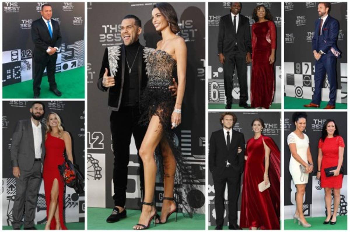 The Best: Dany Alves, Marcelo y Carlos Tábora desfilan en por la alfombra verde