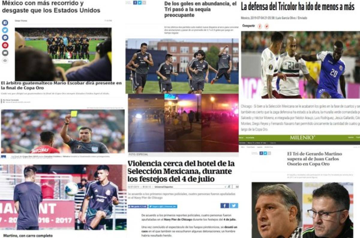 Lo que dice la prensa mexicana previo a la final de la Copa Oro: 'De goles en abundancia a sequía'  