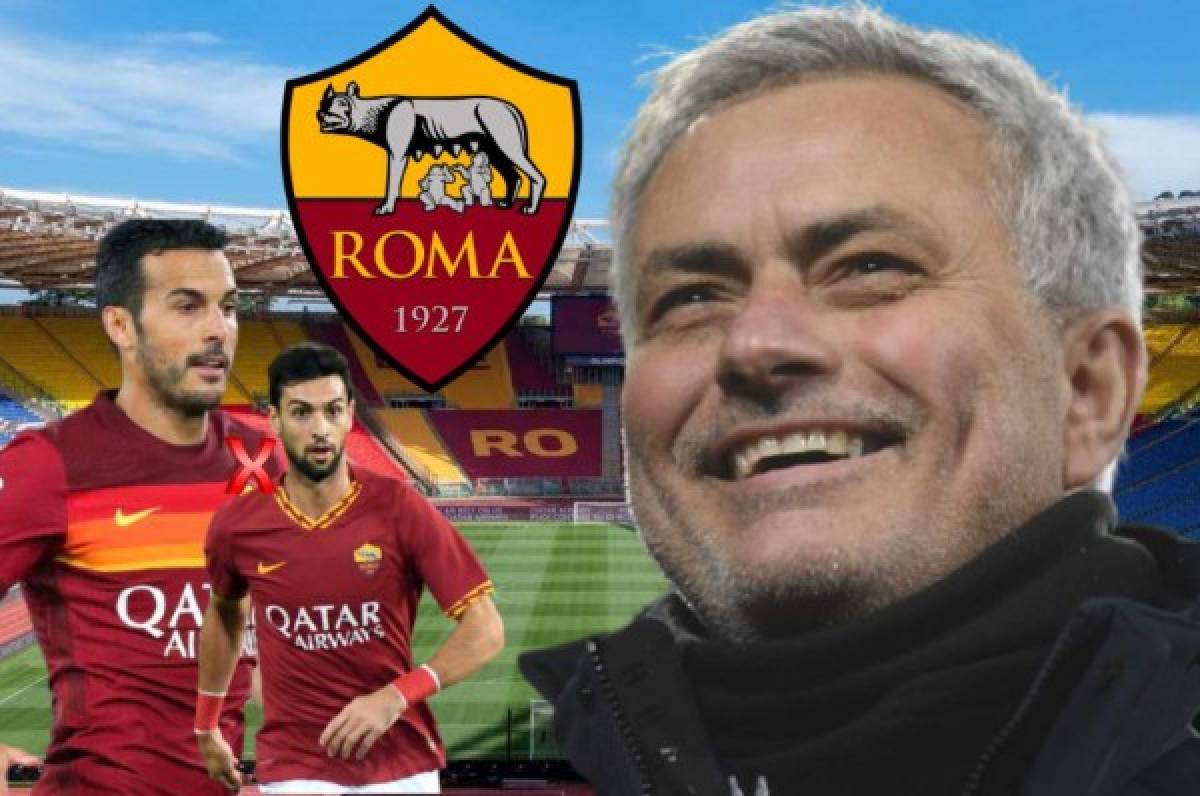 Mourinho comenzó su barrida en la Roma: despide a ocho jugadores y estos son los fichajes que quiere  