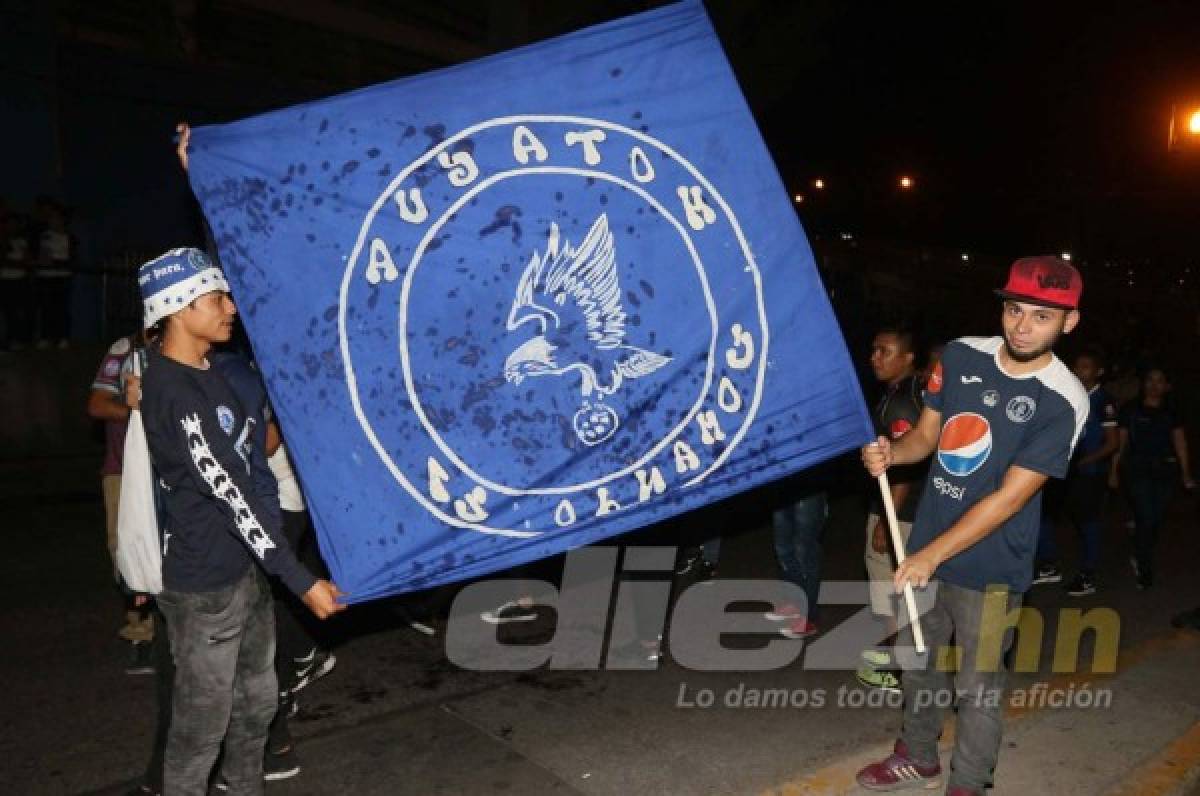 ¡Espectacular! Las fotos del llenazo de la afición de Motagua en el Nacional