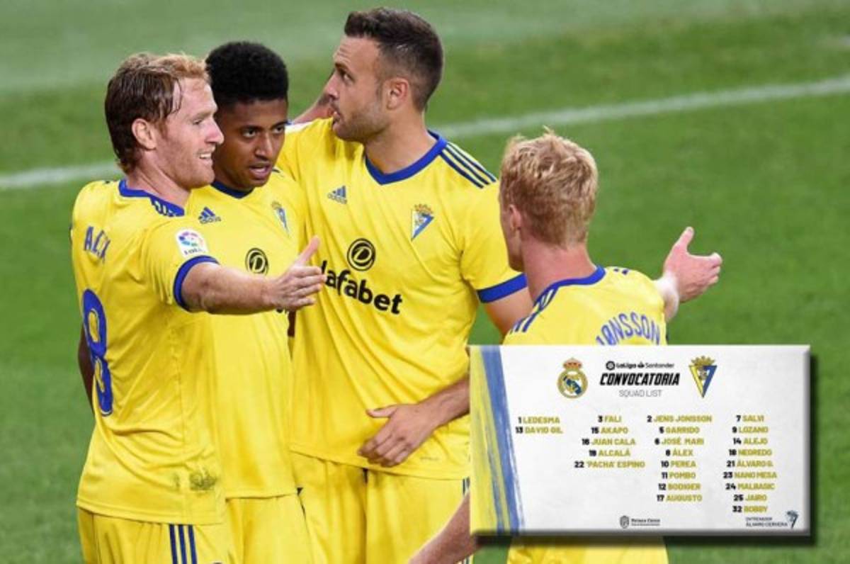 Peligro en la Casa Blanca: El 11 del Cádiz para sorprender al Real Madrid en la Liga Española