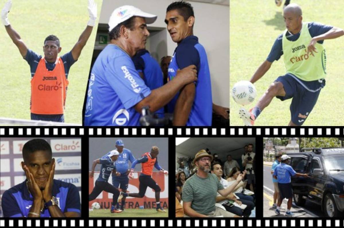 Honduras cerró su preparación con bromas, Costly de portero y un jugador pelón