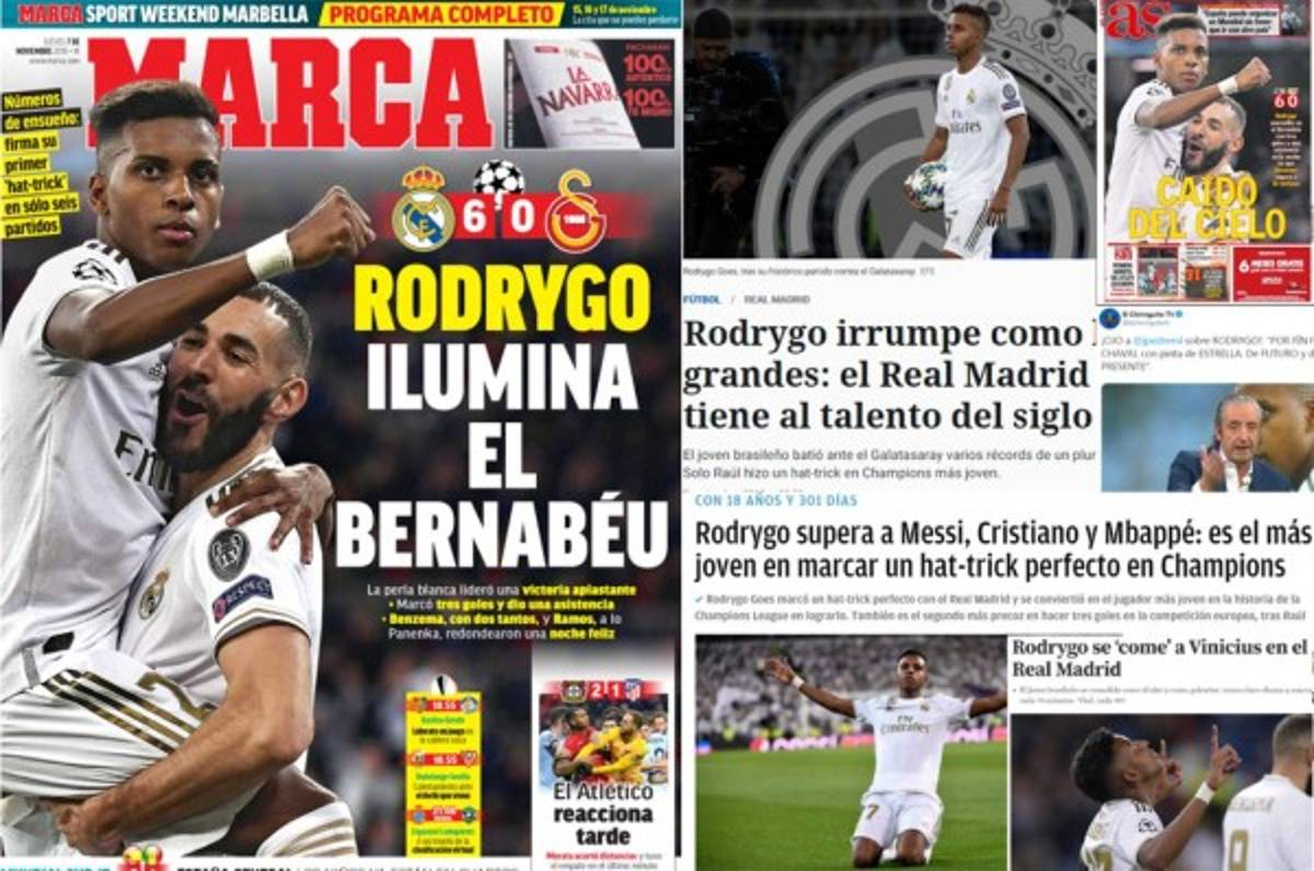 Rodrygo pone a sus pies a la prensa mundial: 'Por fin hay alguien con pinta de estrella'