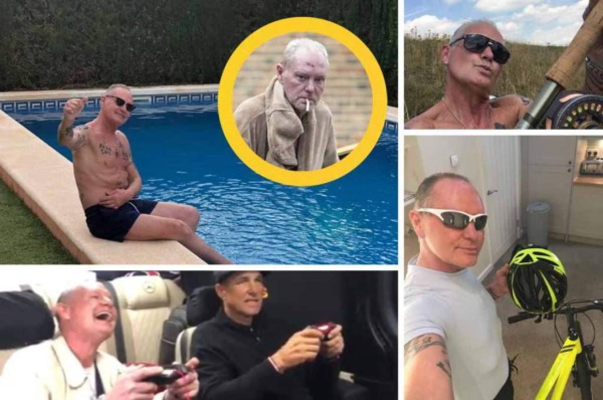 Así luce Paul Gascoigne, el futbolista que se recuperó de las garras del alcohol y las drogas