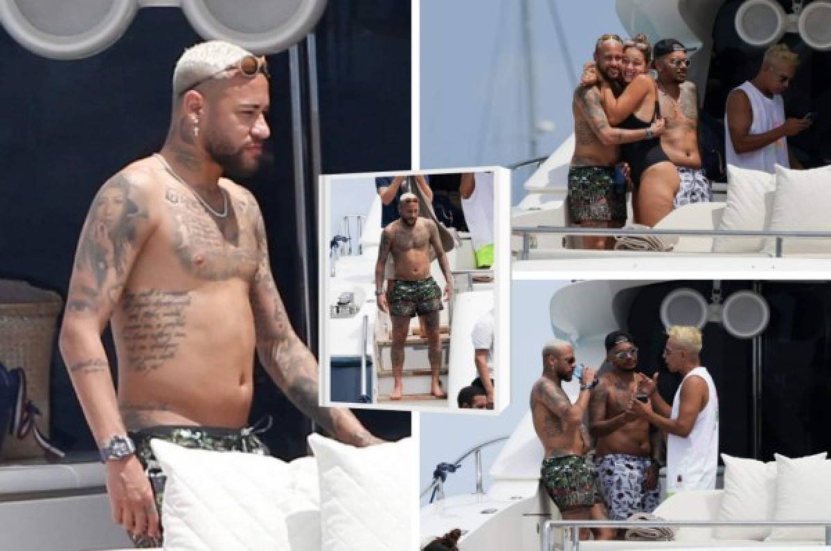 ¡Lo comparan con Hazard! Neymar sorprende con su estado físico en sus vacaciones desde Ibiza: 'increíble panza'   