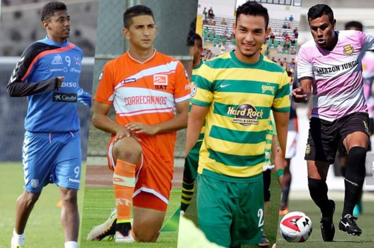 La legión hondureña que milita en ligas de Segunda División