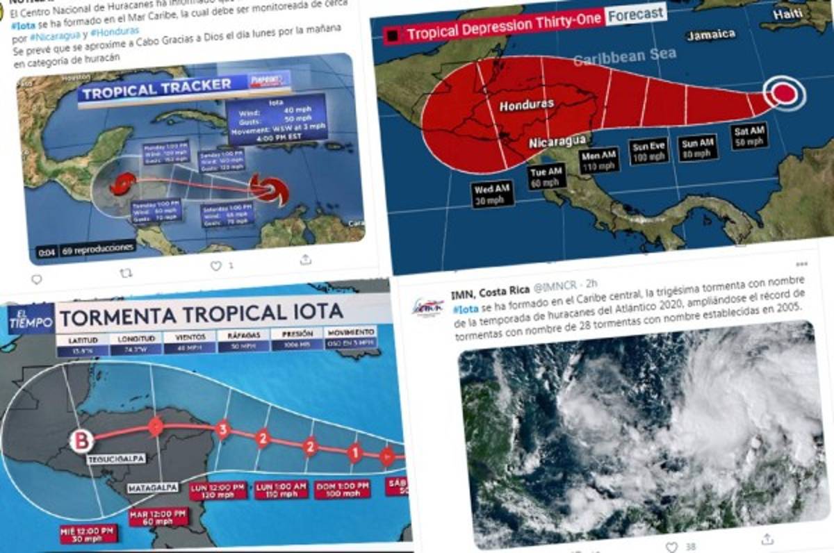 Lo que se dice del Huracán Iota: 'Traerá inundaciones y vientos mortales a Centroamérica'