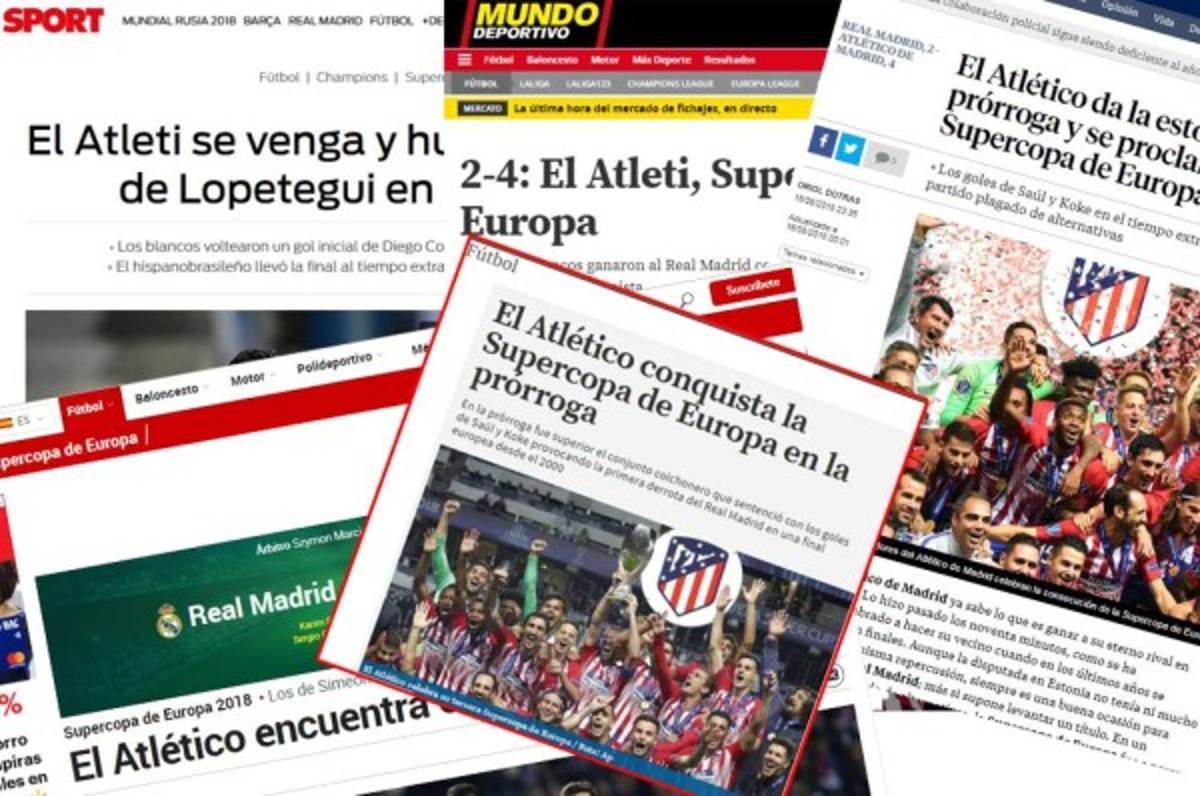 PORTADAS: Así titulan los diarios la derrota del Real Madrid ante el Atlético
