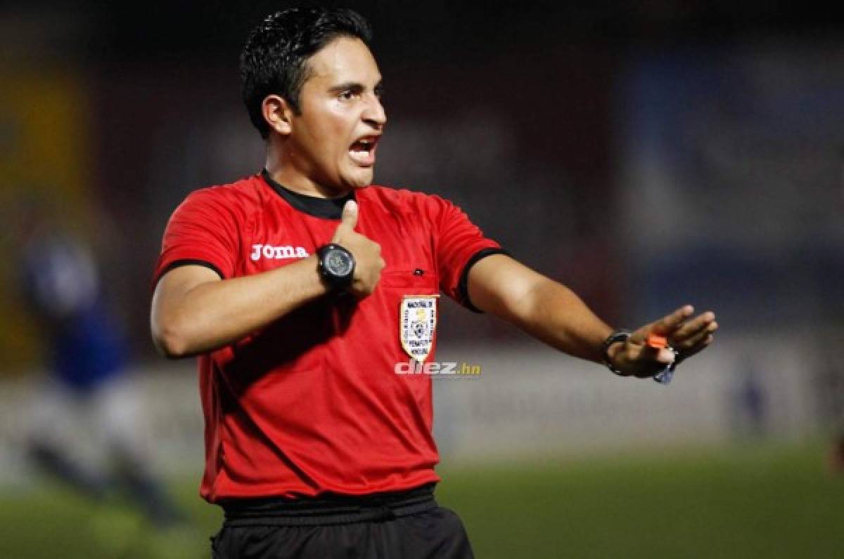Said Martínez será el árbitro para el Marathón-Motagua en la pentagonal