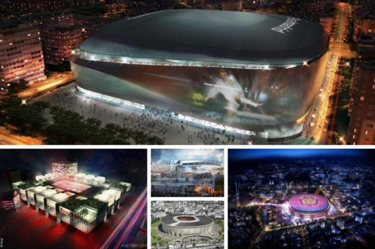 Con el Bernabéu y Camp Nou: Los 12 estadios más imponentes del futuro