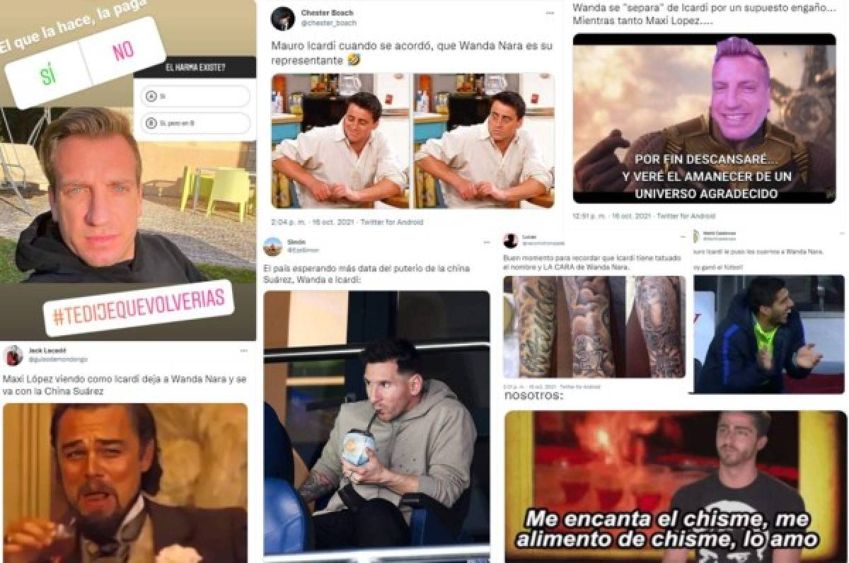 ¡Hasta Maxi López! Wanda Nara termina con Icardi por presunta traición y explotan las redes con memes