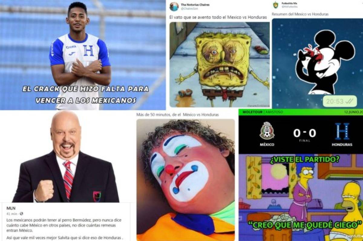 ¡Se durmieron! Las redes explotan con divertidos memes por el empate de Honduras ante México