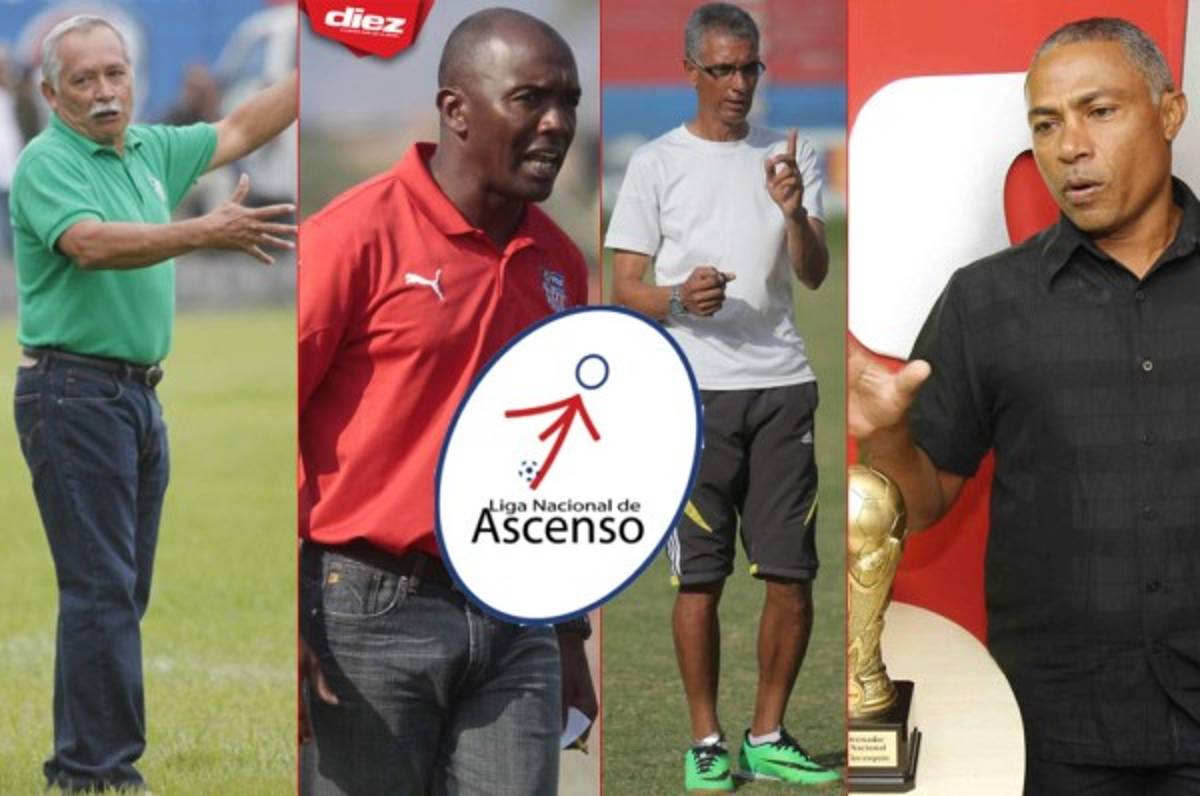 Técnicos de equipos de la Liga de Ascenso de Honduras que buscan un boleto a Primera División