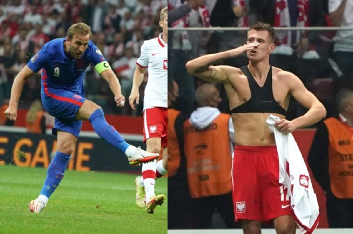 Polonia le empató a Inglaterra en el último minuto y le quitó dos puntos en la Eliminatoria