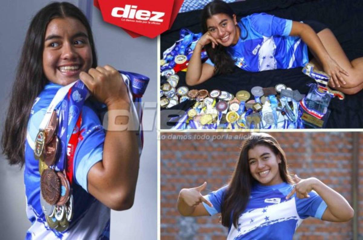 Michell Ramírez, la nadadora hondureña que apunta a los JJOO de París 2024: 'Mi objetivo es clasificar con marca B'
