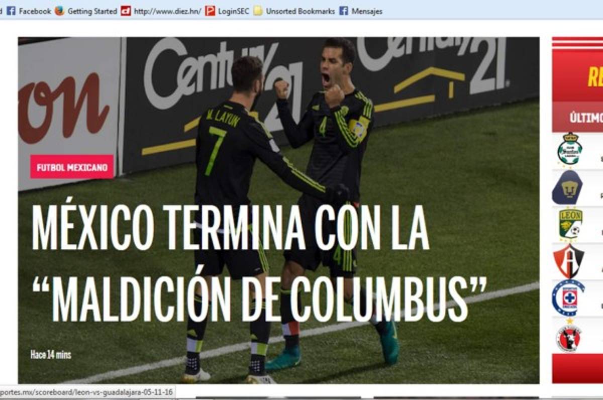 'Adiós fantasmas', 'El tri congeló Columbus', la prensa de México vibra con triunfo ante Estados Unidos