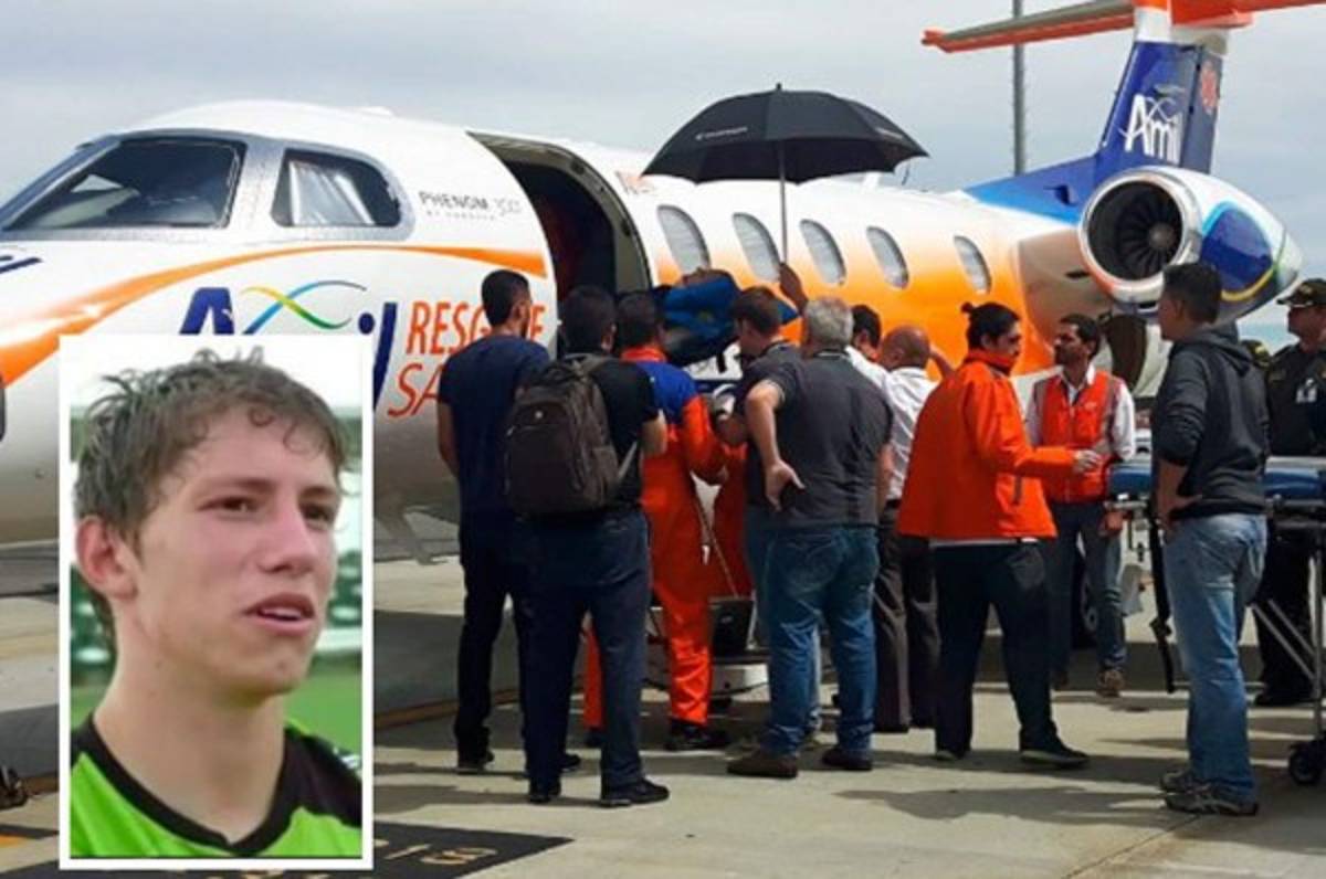 Portero del Chapecoense Jackson Follman regresa a Brasil tras accidente aéreo