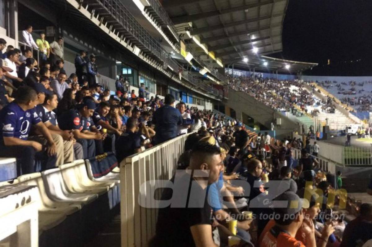 ¡Espectacular! Las fotos del llenazo de la afición de Motagua en el Nacional