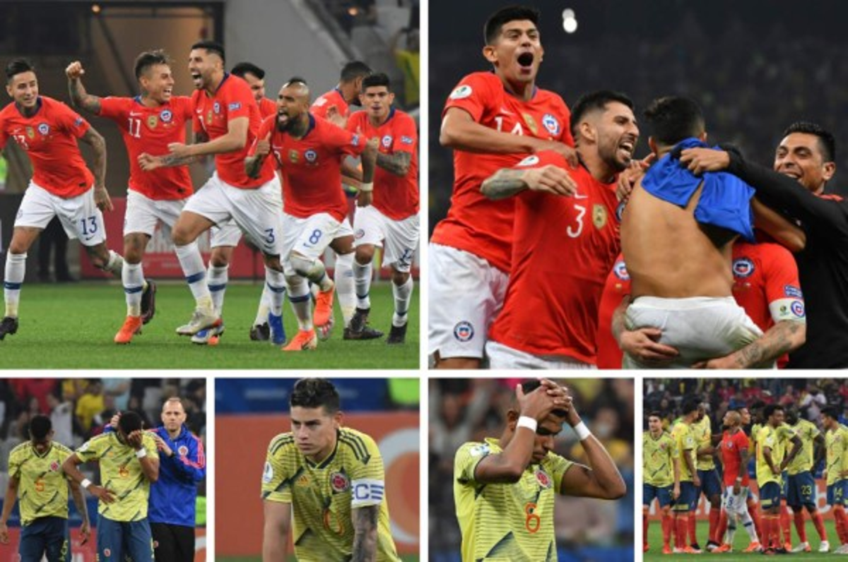 NO SE VIO EN TV: La tristeza de Colombia, la celebración de Alexis Sánchez a lo CR7 y el júbilo de Chile  