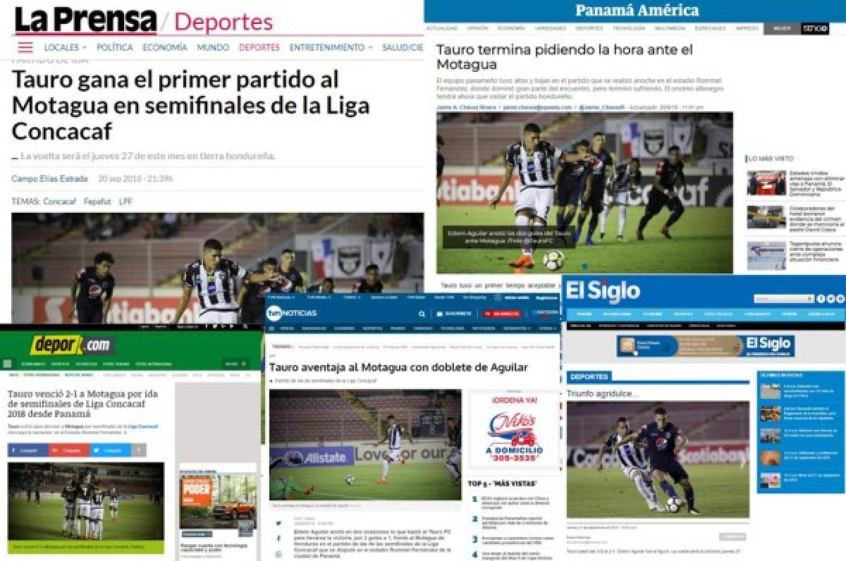 Así titulan los medios luego de la derrota de Motagua ante Tauro