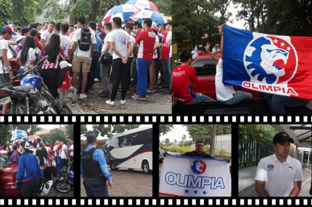 ENORME: La barra del Olimpia arropa al equipo previo a la final ante Santos