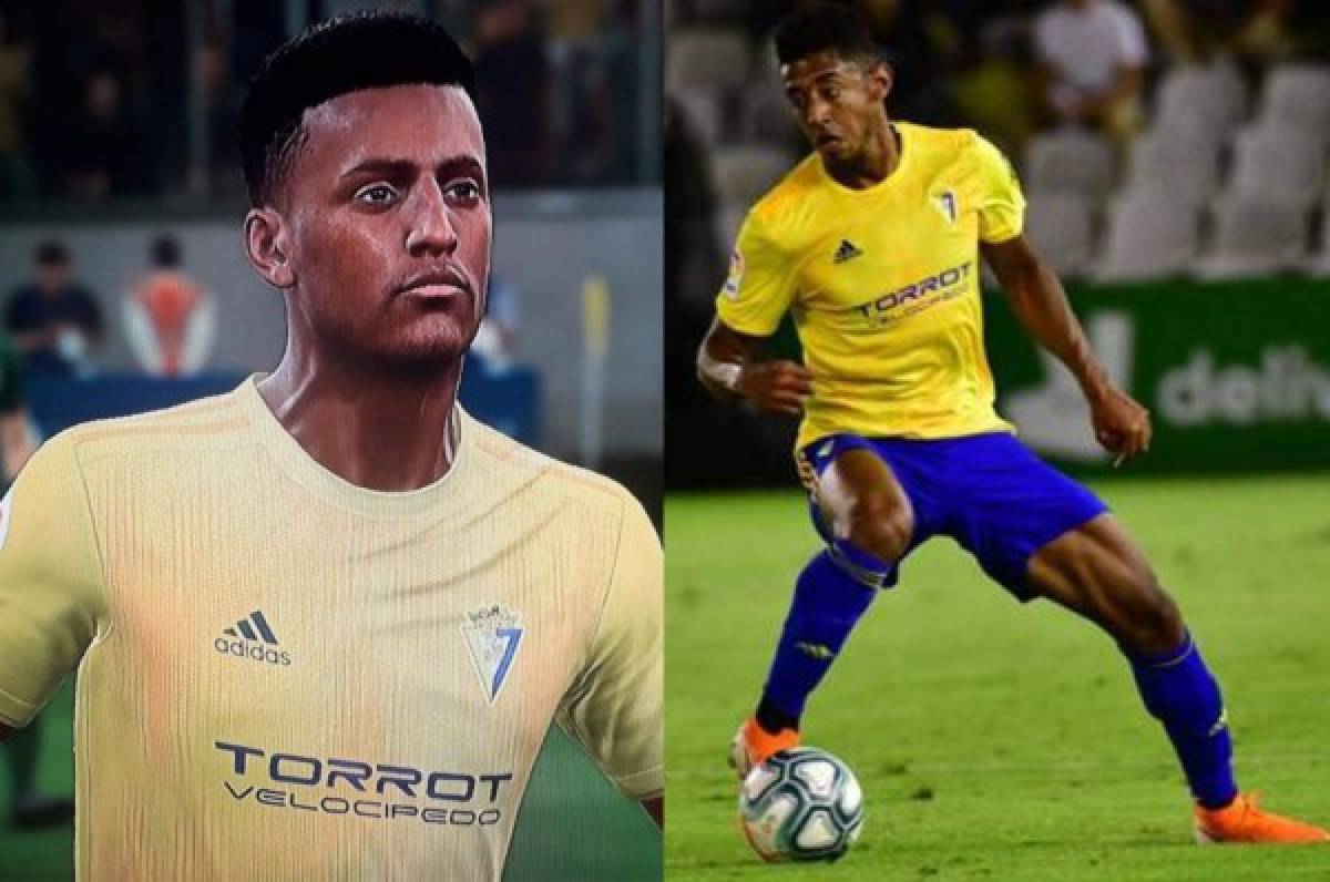 ¿Son iguales? Así aparecen los legionarios hondureños en el FIFA 20