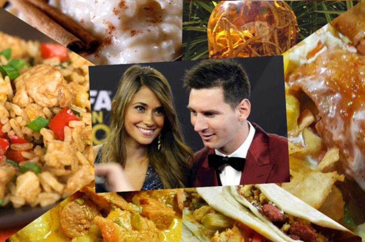 Este sería el menú en la boda Messi-Roccuzzo si fuera en Honduras