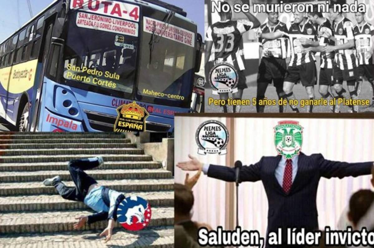 Real España y Olimpia caen y son atacados con divertidos memes