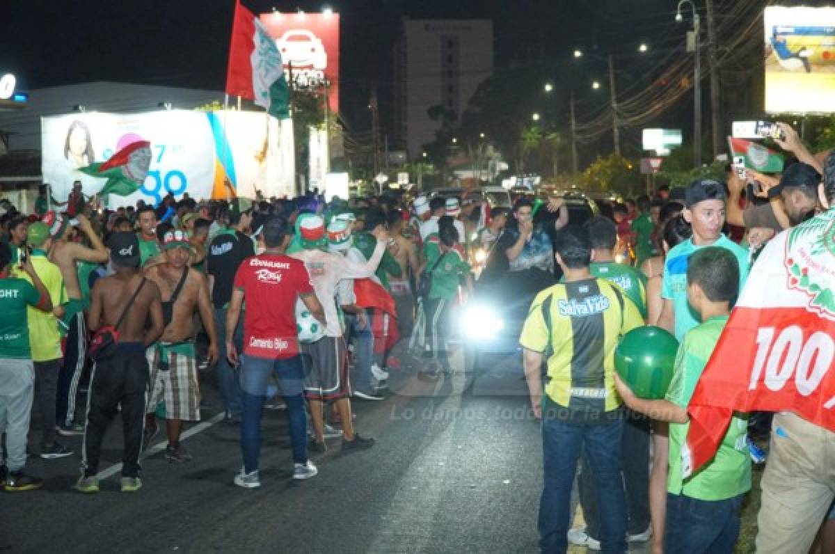 EN FOTOS: ¡Éxtasis en San Pedro Sula por el título del Marathón!