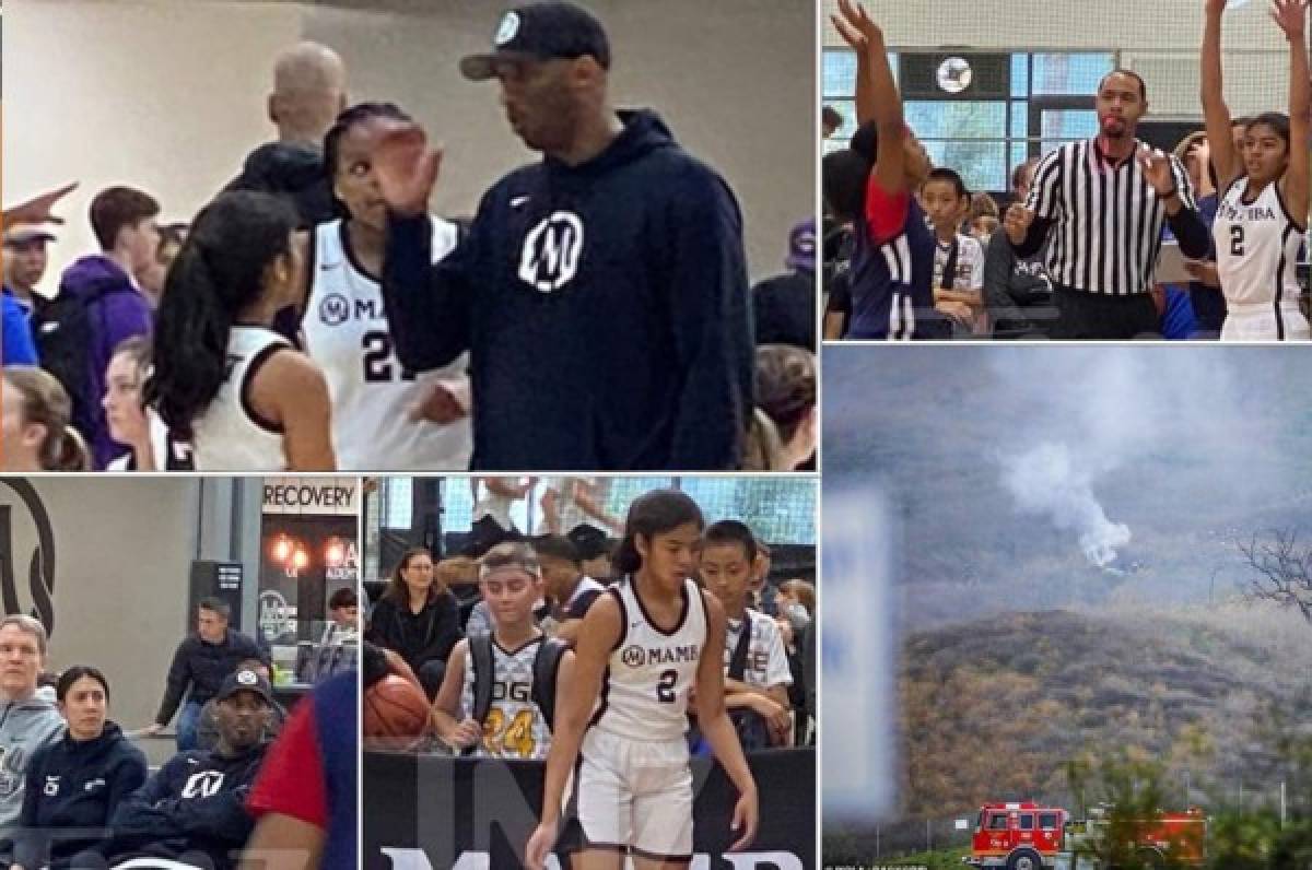 Las últimas fotos de Kobe Bryant junto a su hija horas antes del accidente de helicóptero