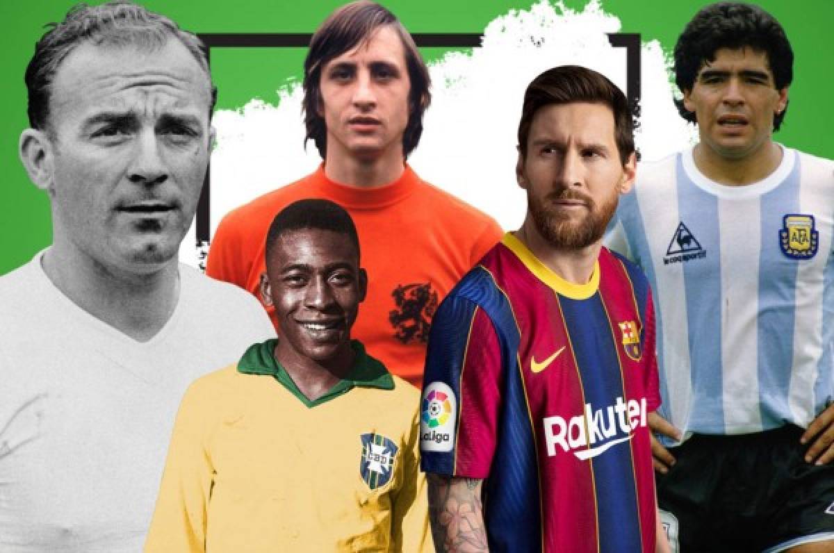 'Ví a Di Stéfano, Pelé, Maradona y Cruyff, pero el mejor es Messi'