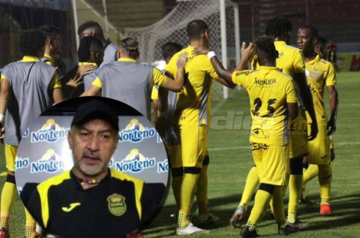La reacción del 'Potro' Gutiérrez tras doblegar al Victoria en La Ceiba: ''Nos hubiese gustado ver más goles''