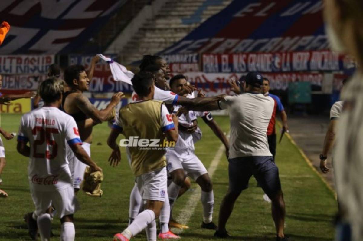 No lo viste en TV: El 'colado' en la celebración de Olimpia, la furia de Ever con Ninrod Medina y sin miedo al Covid-19  