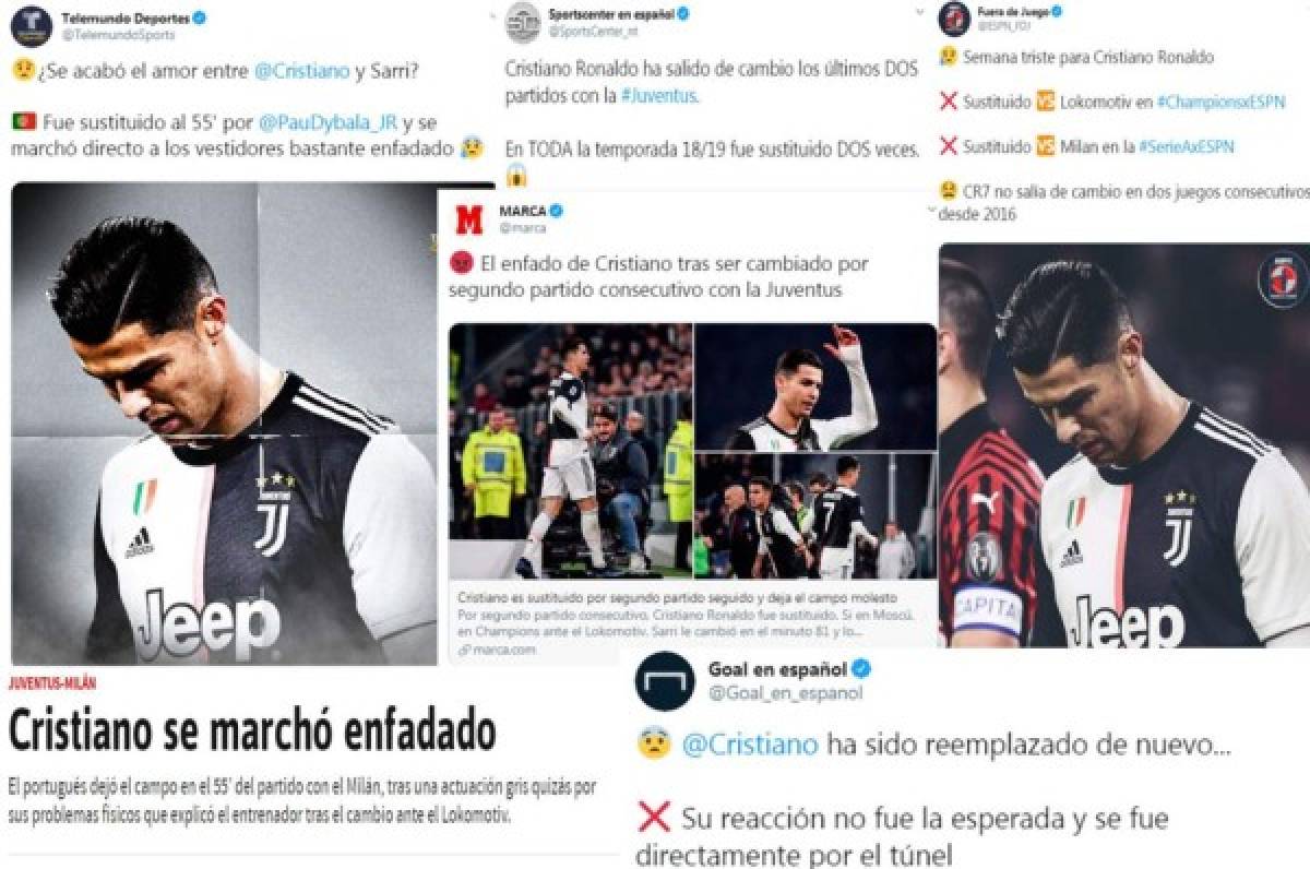 Lo que dice la prensa internacional sobre la nueva sustitución de Cristiano Ronaldo: 'No sucedía desde 2016'