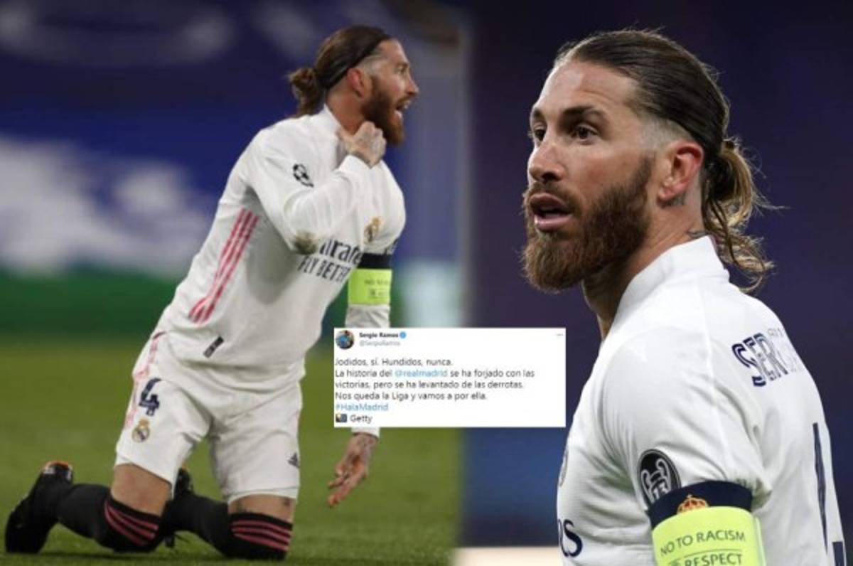 Sergio Ramos y su contundente mensaje tras ser eliminados de Champions: 'Jodidos sí, hundidos no'